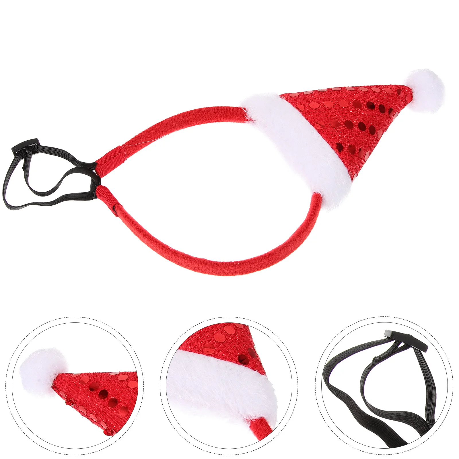 

Pet Christmas Headband Lightweight Dog Hair Hoop For Small Pets Festival Costume Party Supplies Xmas Headdress