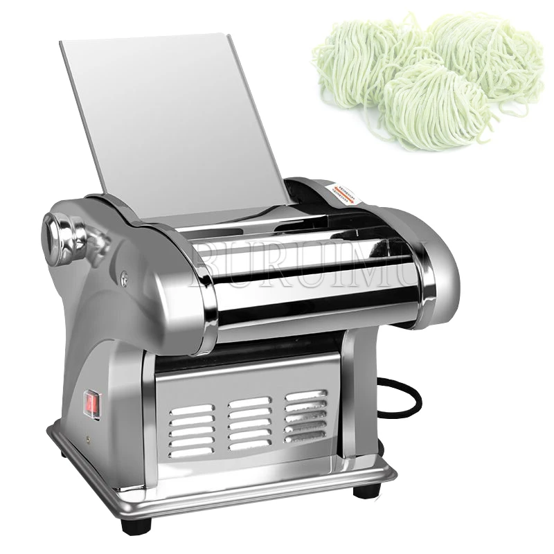 

Electric Noodle Press Machine Pasta Maker Small Home Use Stainless Steel Dough Cutter Dumplings Roller Noodles