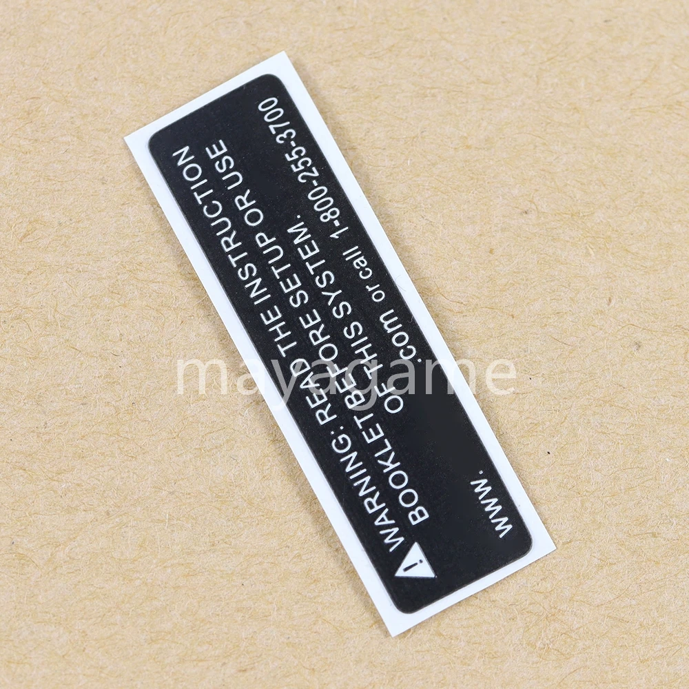 10pcs Replacement Lables Stickers For Gameboy For GBA GBC GBP GBA SP Console Battery Cover Sticker