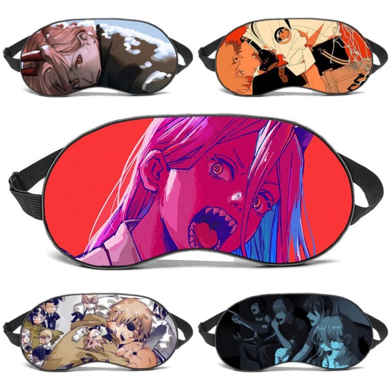 

Chainsaw Man, Anime Shade Eye Patch, Ultra-Soft Sleeping Blindfold, Breathable Eyes Mask Cover, Cosplay Props