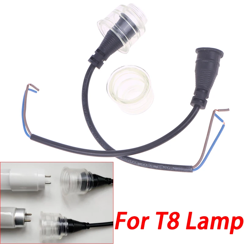 1Pcs Aquarium Lamp Base Waterproof Soft Rubber Fish Tank Lighting Wire Holder For T8 Lamp For Aquarium Supplies