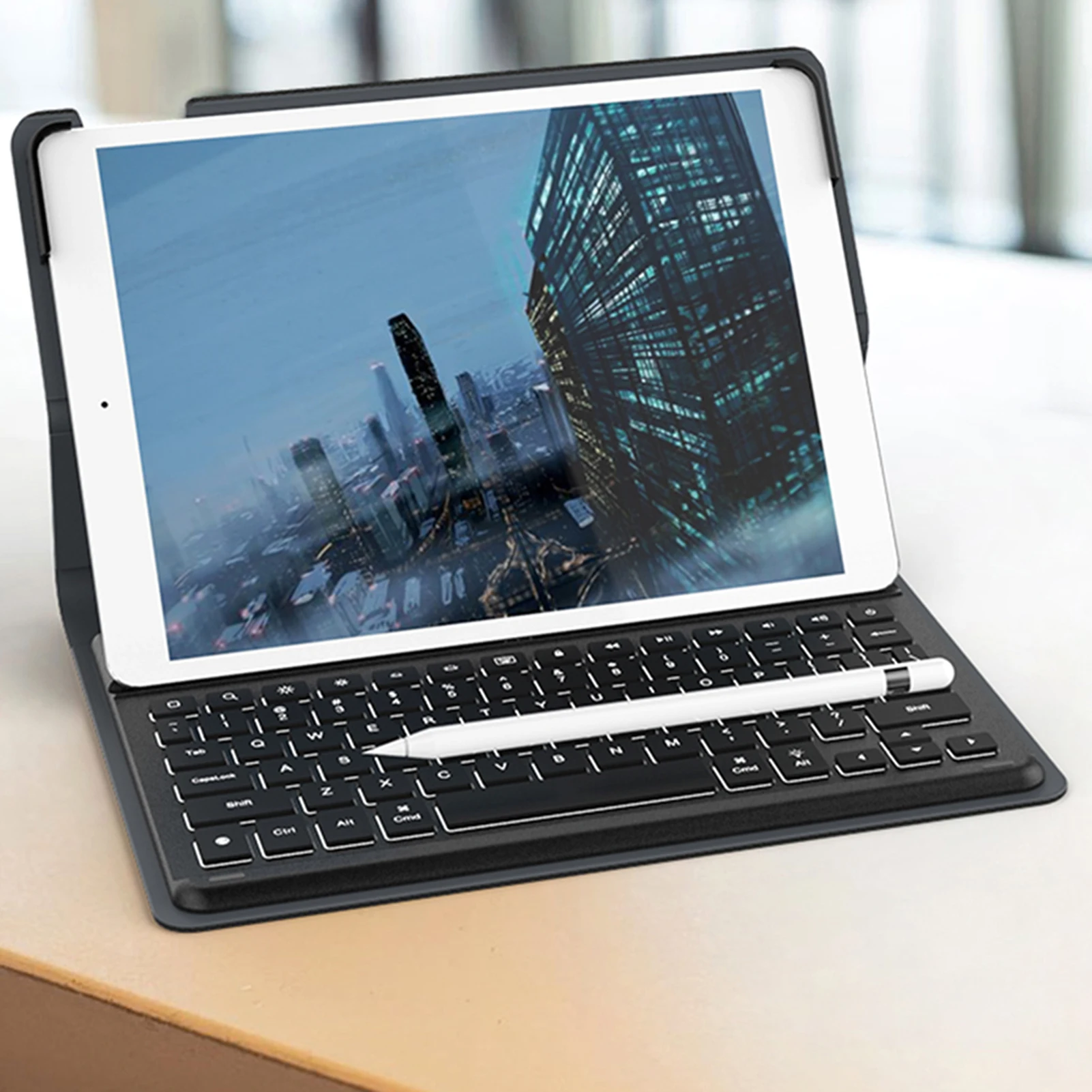 

Умная клавиатура Dodocool, сертифицированная MFi для 10,5-дюймового iPad Air 2019 с интеллектуальным разъемом, тонкий защитный чехол-книжка