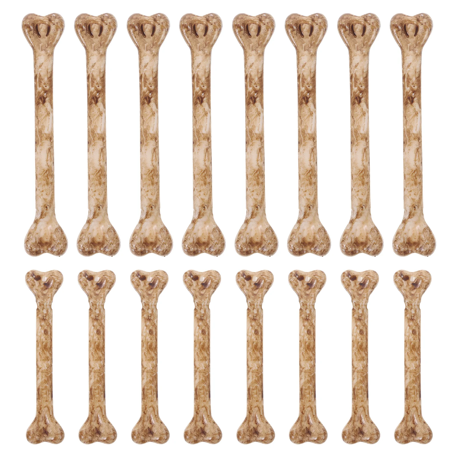 

20 Pcs Trick Toys Plastic Bones Decorate Props for Haunted Houses Fake Halloween Simulated Prank