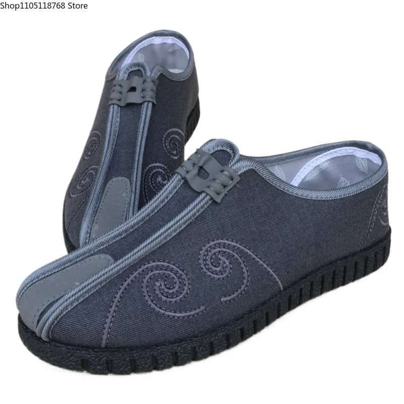 

Chinese Traditional Men Kung Fu Taiji Tai Chi Shoes Taekwondo Wear-resistant Wushu Breathable Sneaker Martial Arts Shoes