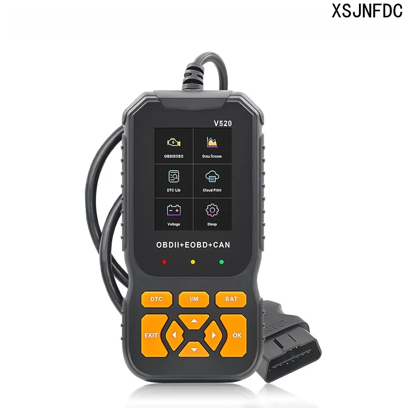 

V520 Automobile Diagnostic Equipment obd2 Automobile Code Reader Engine Fault Detector elm327 Fault Scanner