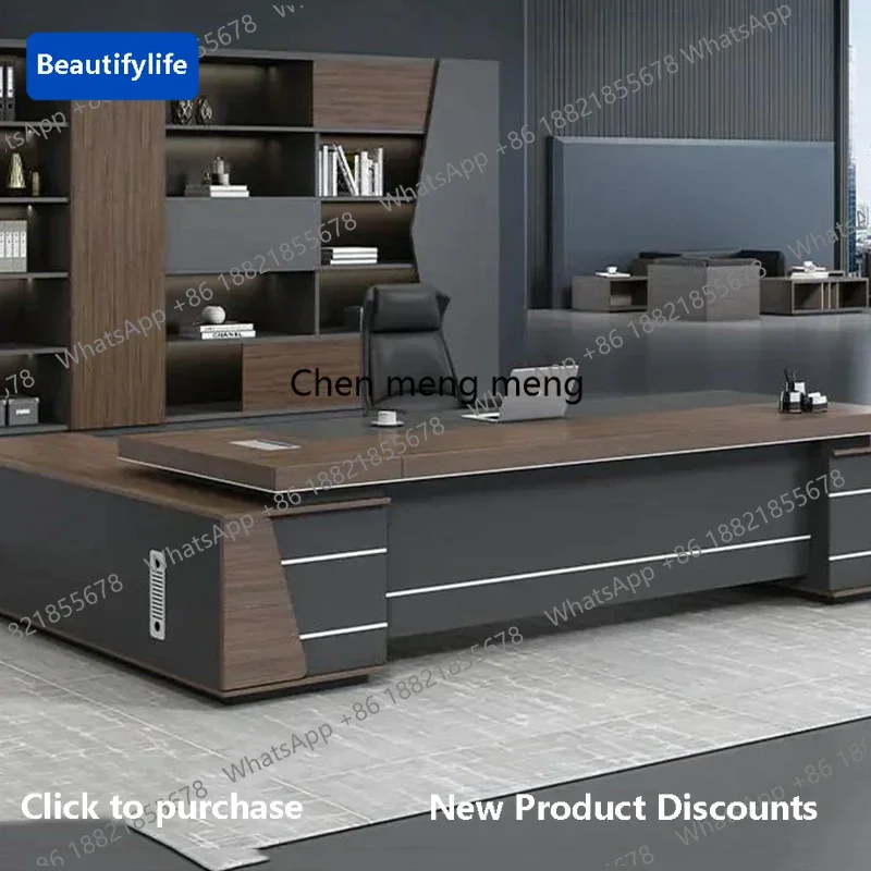 z5556Reception Computer Desk Corner Bureaux Table Room Shelves Desks Table Work Economic Display Nordic Escrivaninha Unique Furn