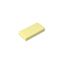 Gobricks GDS-566 Fliese 1 x 2 mit Nut, kompatibel mit Lego 3069 30070 Teilen, technische DIY-Bausteine für Kinder
