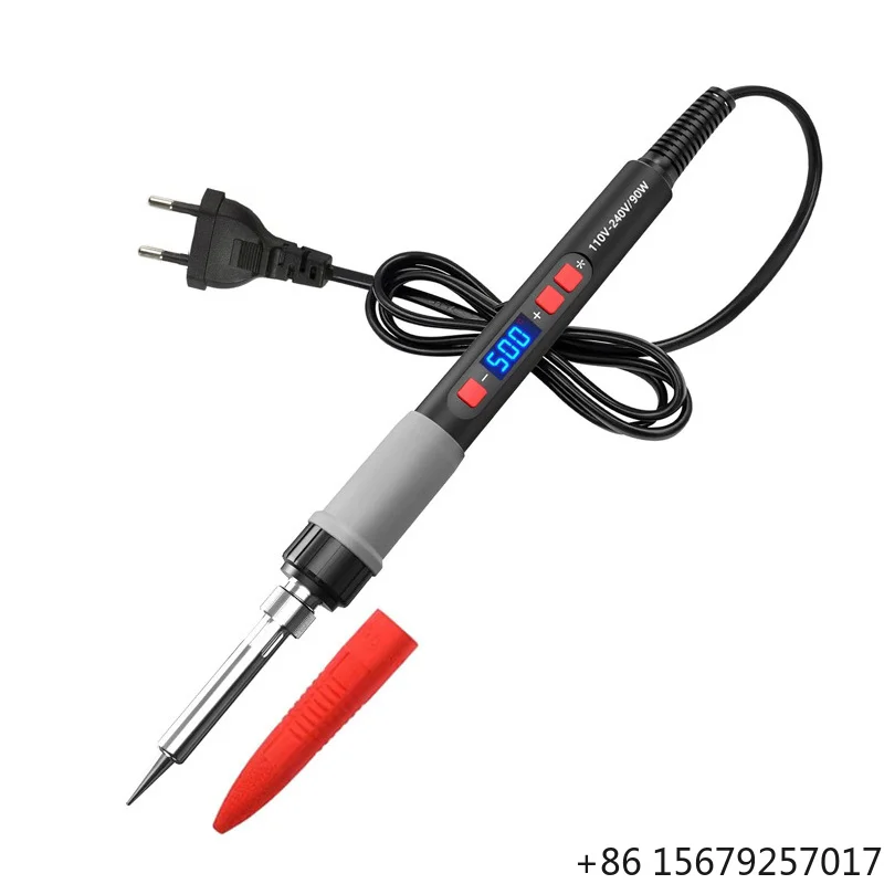 New 90W High Power Constant Temperature Electric Soldering Iron 110V-220V Input Voltage Household Welding Tool Kit for