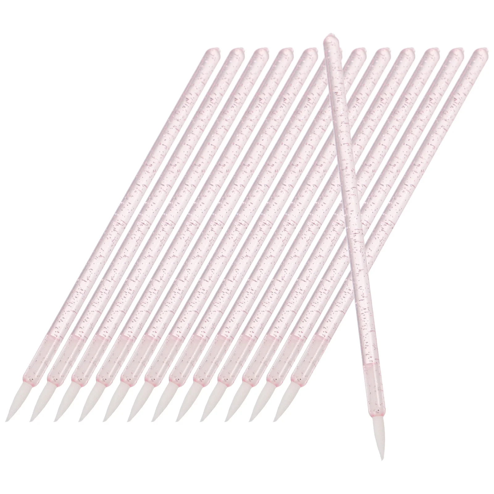 Pincéis descartáveis para delineador, ponta fina para delineador labial, aplicação de maquiagem, conjunto de aplicadores portáteis