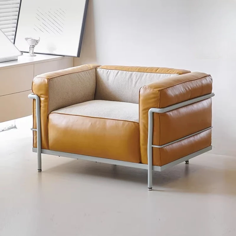 

Sofa, second-hand living room, balcony, leather single sofa