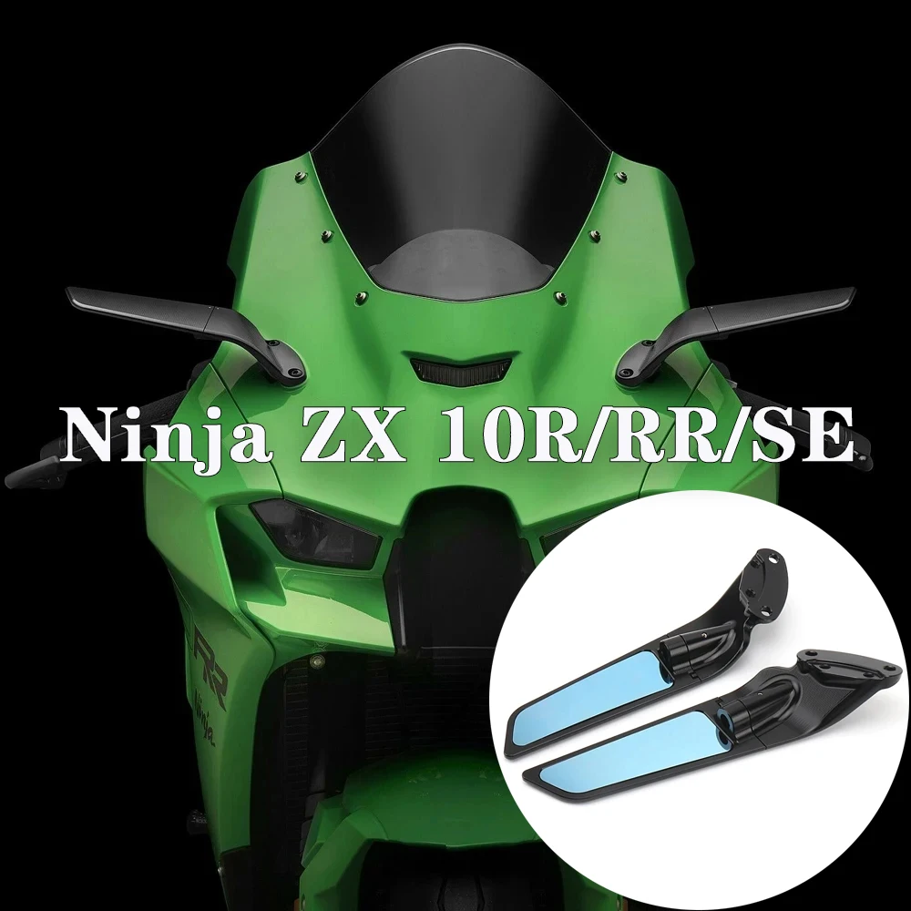 

2023 Ninja ZX 10R Rearview Mirror For Kawasaki Ninja ZX 10R 2021-2024 ZX10 RR 2021-2023 ZX 10R SE 2019 2020 CNC Aluminum Mirror