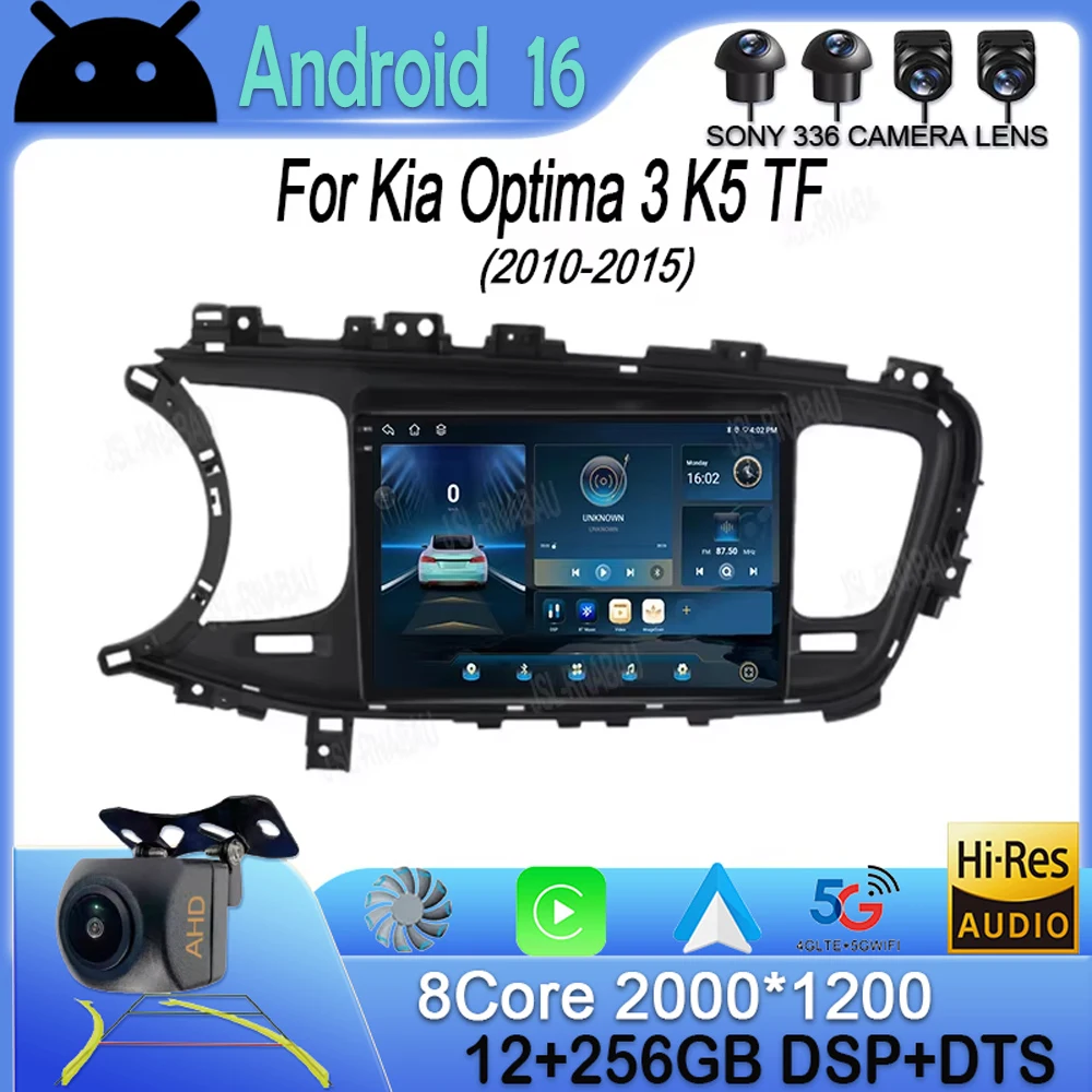 

Android 16 For Kia Optima 3 K5 TF 2010-2015 Left hand drive Car Radio Multimedia Video Player Navigation stereo GPS No 2din