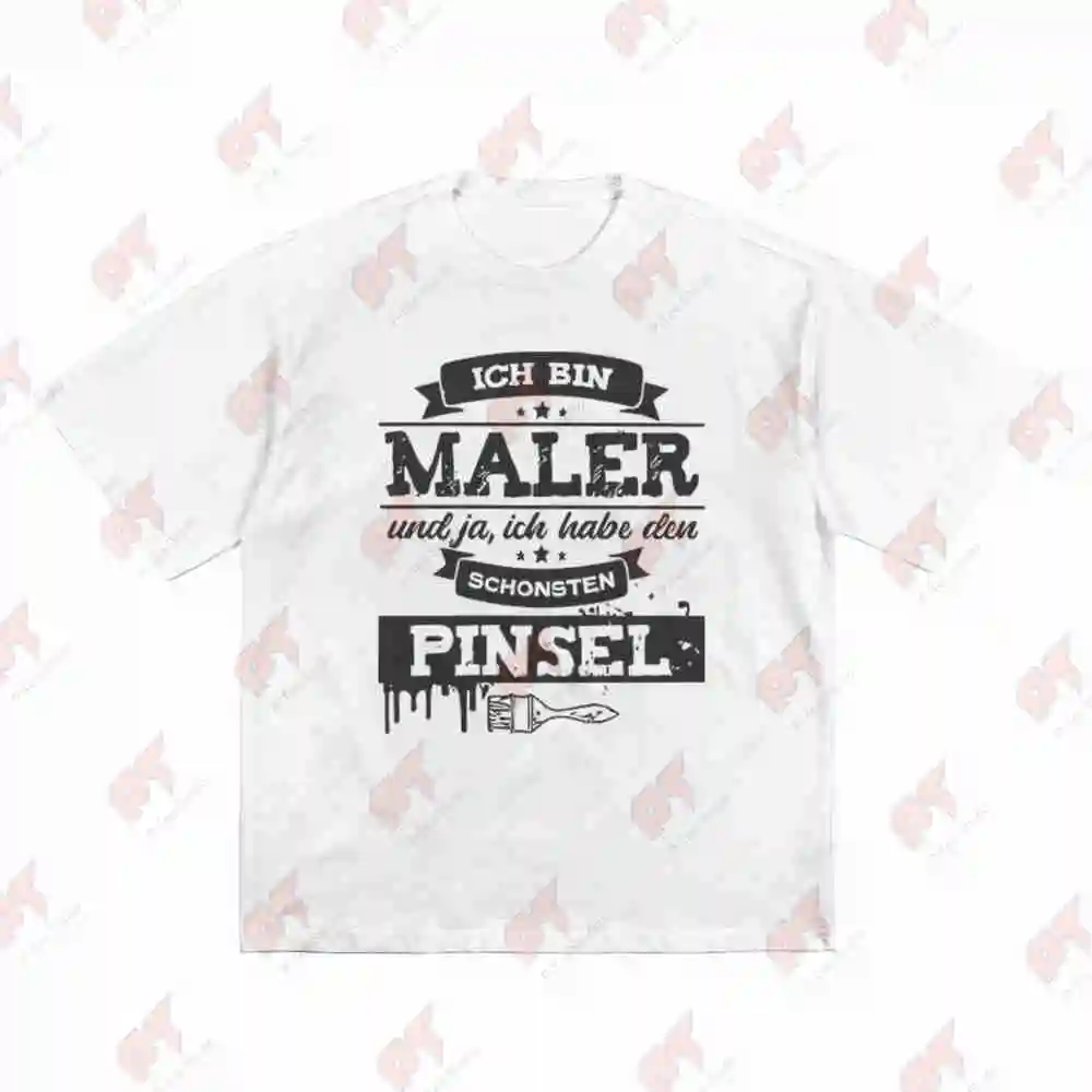 Ich Bin Maler German Painter Short Sleeve Tee 100% Cotton T-Shirt