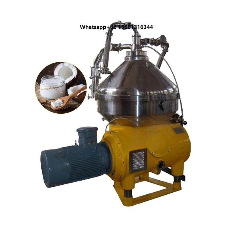 Competitive Price Continuous Waste Oil Water Disc Centrifuge Separator Machine New Condition Solid-Liquid Separator Motor Core