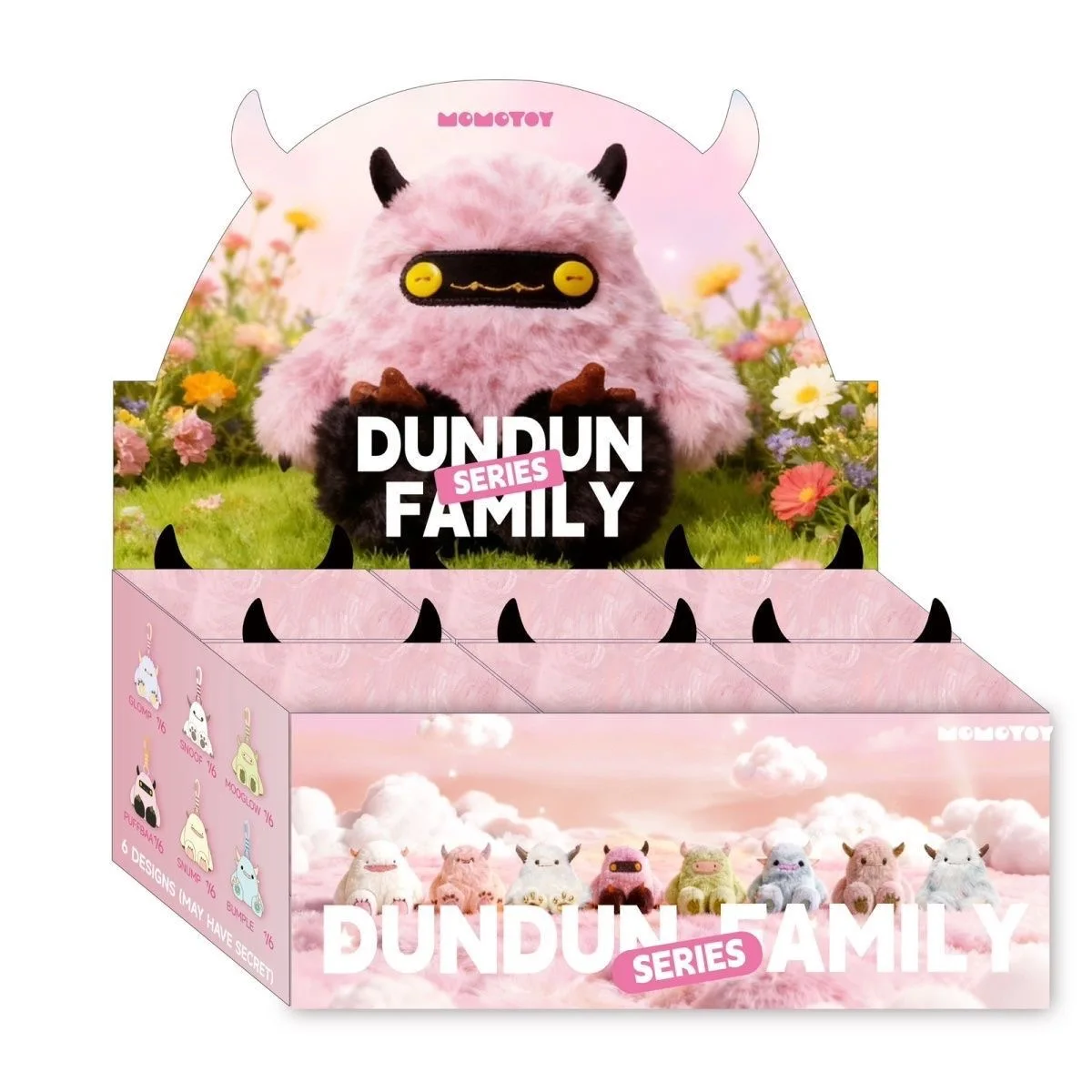 

Original Box DunDun Family Series Plush Pendant Blind Box Trendy Play Cute Doll Doll Bag Pendant Birthday Gift