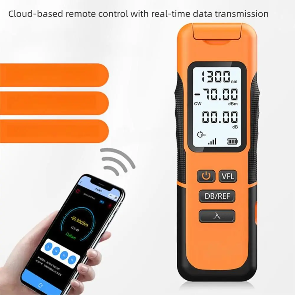618 Mega Sale Fiber Optic Power Meter Tester Pen Rechargeable Red Tester Fiber Optic Receiver Light Source Optical Power Meter