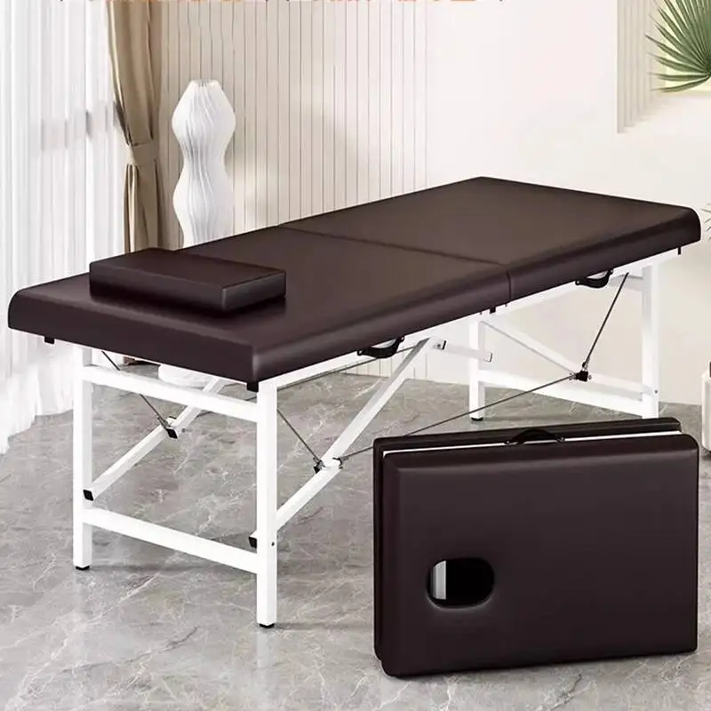 Portable Body Bed Pedicure Tattoo Facial Massage Chairs Full Mattresses Spa Foldable Camas Portatil Massage Furniture MQ50MB
