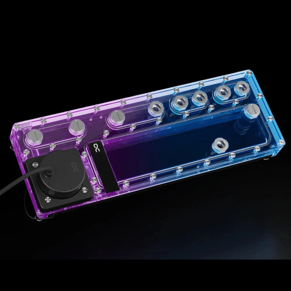 Alphacool Core Distro Plate 360 Right/Left D5/DDC Water Tank V.2 With D5 Apex Pump Reservoir For Water Cooling Liquid System