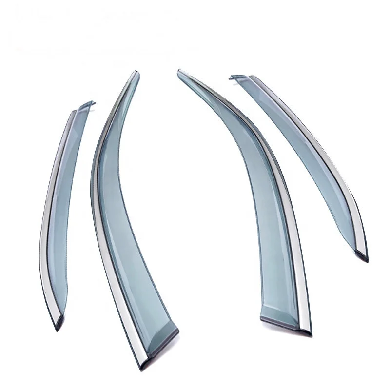 Direct Fit Easy Installation Window Visor Wind Deflector For VOLKSWAGEN VW PASSAT B7 2011 Stainless Steel Premium Injection