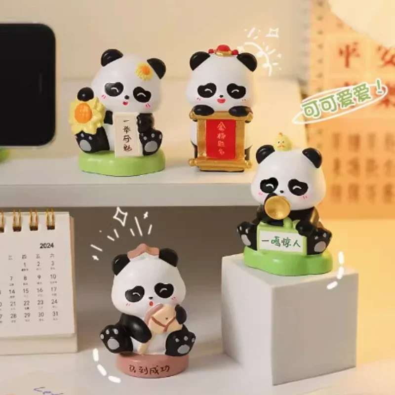 Panda Exam Preparation Series Blind Box Creative Kawaii Desktop Decoration Encouragement Good Meaning Exquisite Gift Mystery Box