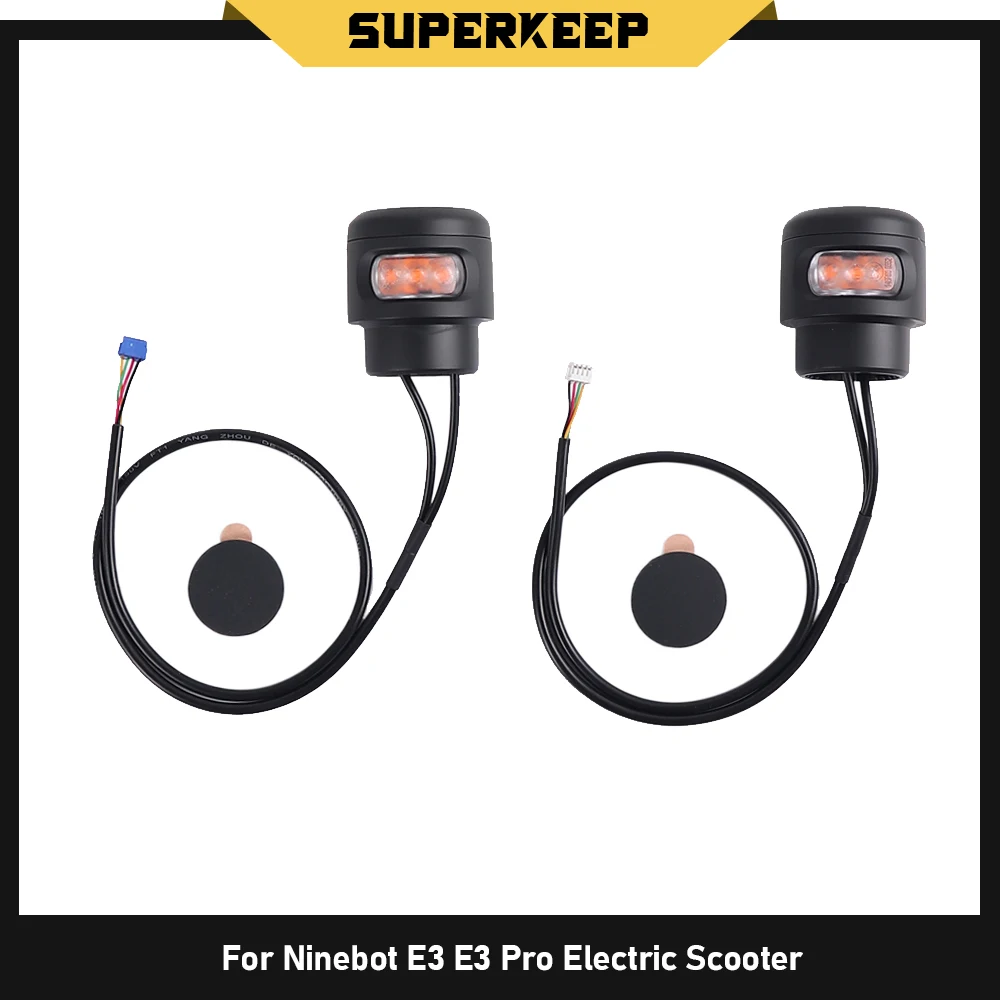 

Детали переднего поворотного фонаря руля скутера для электрического скутера Ninebot E3 E3Pro, левая или правая ручка, детали хвостового указателя поворота