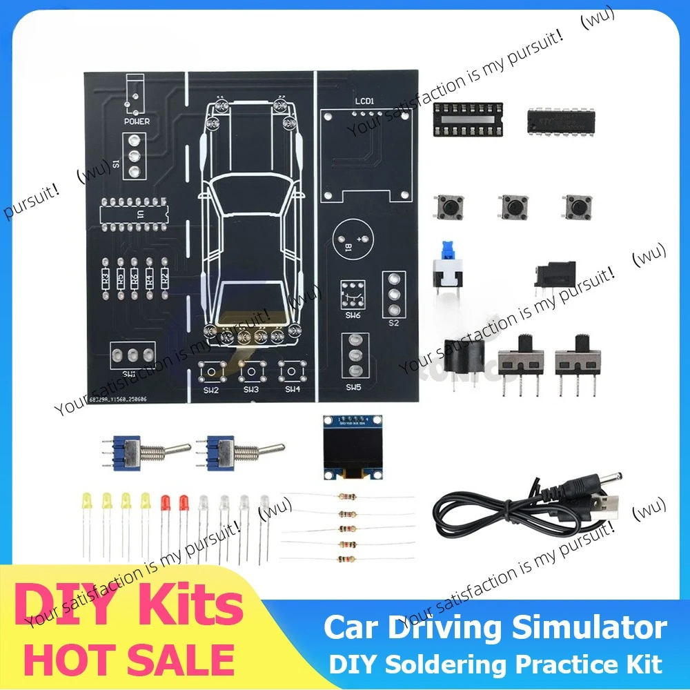 DIY Parts Car Driving Simulato - огляд і ціна Diy Electronics Projects For Students