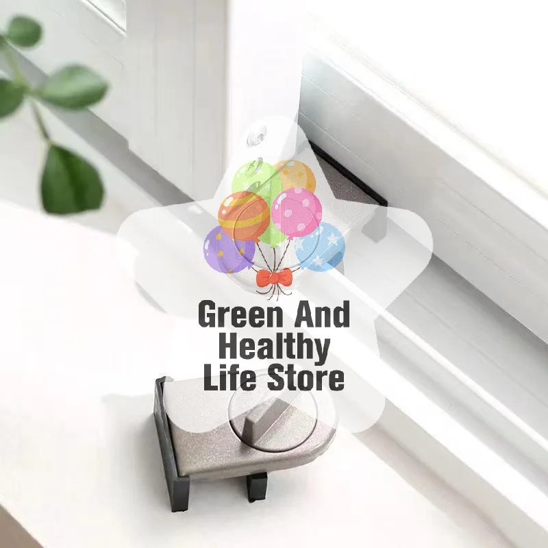 No-Drill Sliding Door Lock, Child Safety Lock For Sliding Windows, High-Rise Anti-Fall Limiter, Anti-Theft Safety Latch