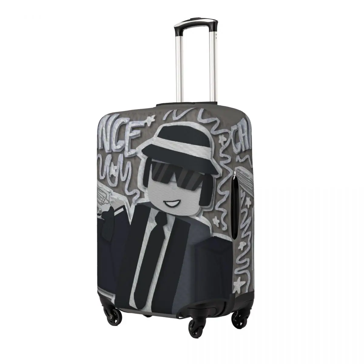Forsaken Chance Profile Picture Suitcase Cover Holiday Business Strectch Luggage Case Protector