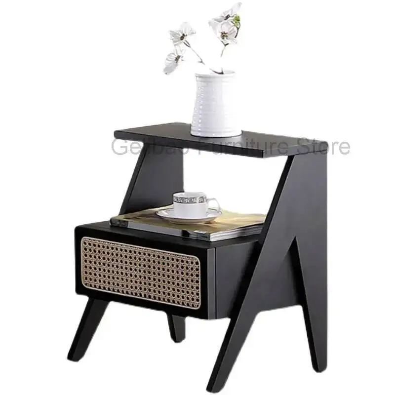 

Hanging Locker Bedside Small Bedside Storage Table Bed Nordic Side Sofa Wood End Tables Cabinet Narrow Mesita Coffee Cheap