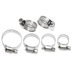 10 pcs New Sealing Hardware Exhaust Welding Pipe Clip Hose Clamps T Bolt Stainless Steel