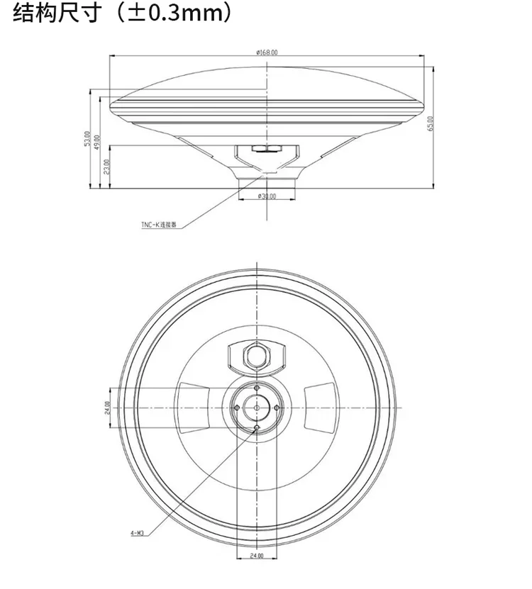 TOPGNSS high-precision centimeter level GNSS receiver, Qianxun mobile RS232 measurement and mapping TOP168