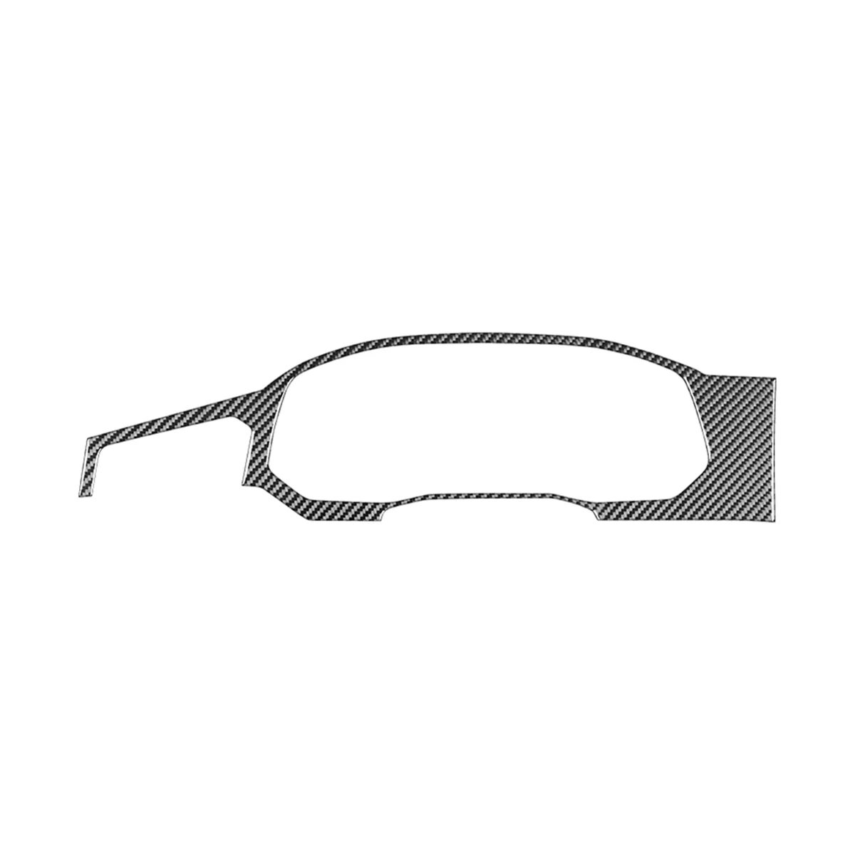 

For Mk7 2019-2023 Carbon Fiber Central Console Dashboard Panel Trim Accessories