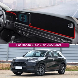 Car Styling For Honda ZR-V ZRV 2022-2024 Car Dashboard Protective Mat Shade Cushion Pad Rose Carpet Mat Cover Auto Accessories