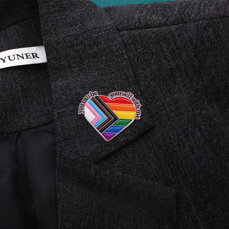 own Pin, backpack, clothes, hat, Pins, homosexual, transgender badge By my side, you can make your