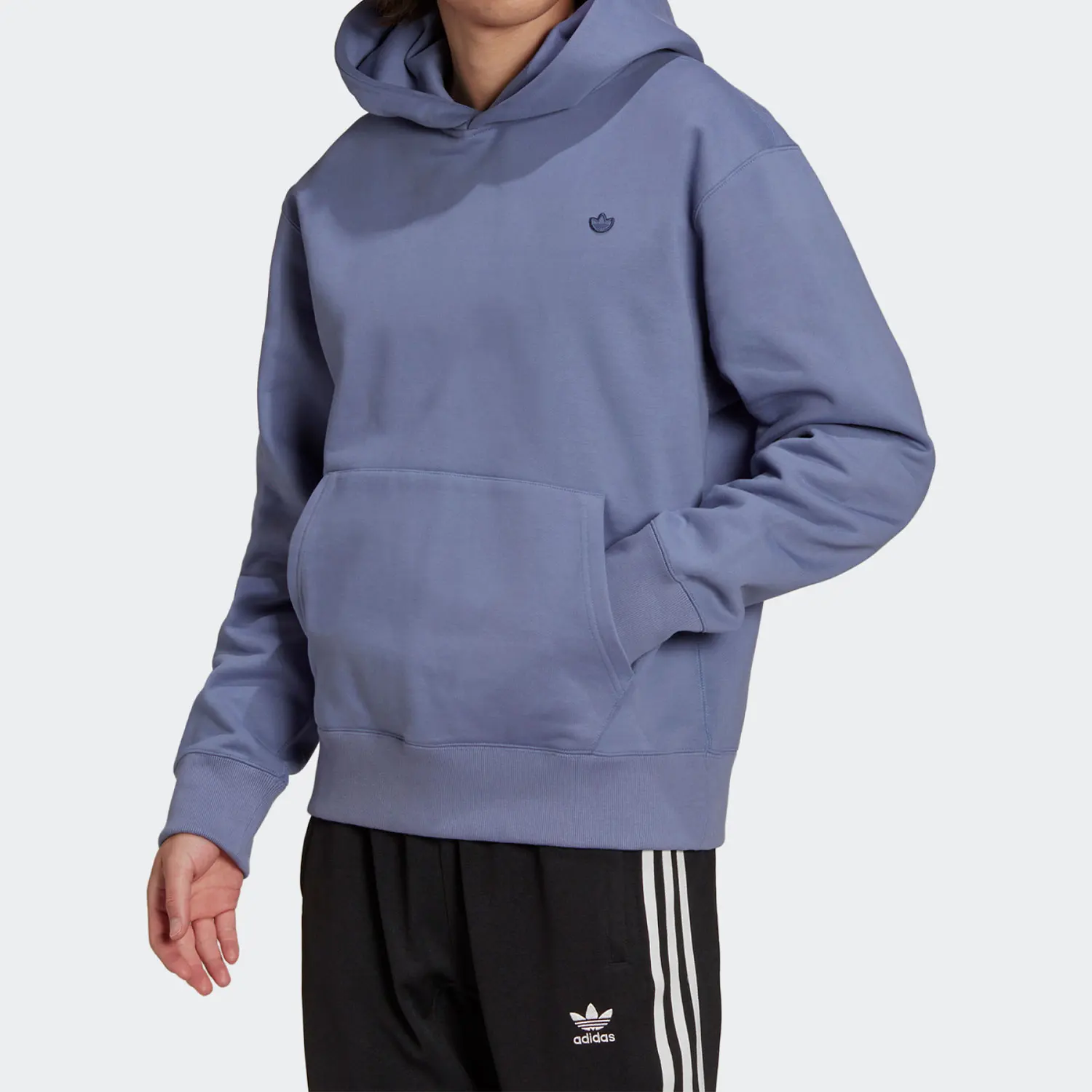 Adidas Authentic Three Leaves Men's Fleece Knit Sports Hooded Hoodie H62533