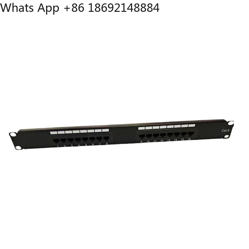 Integrated Gigabit 1U Super Class 5 Class 6 12/24/48 Unshielded Network Distribution Frame