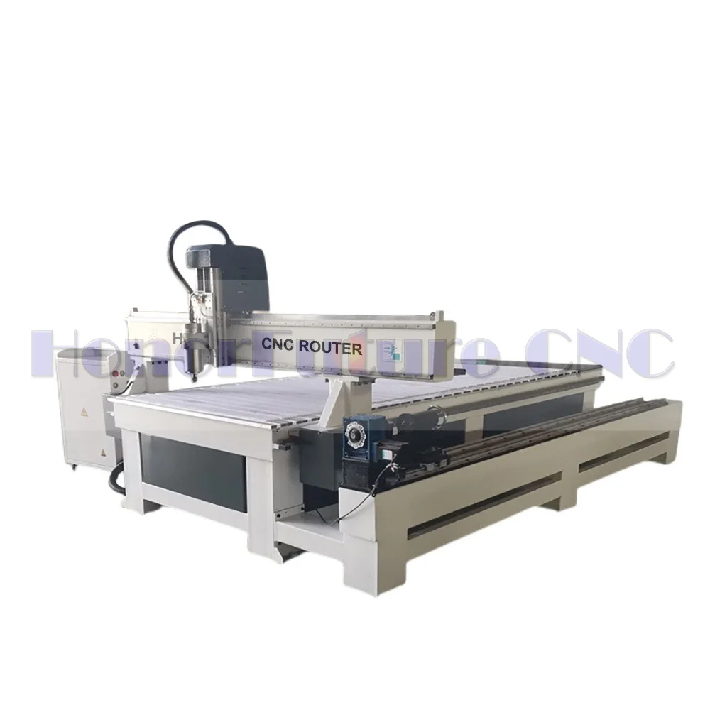 

Jinan Honorfuture Big Discount 1325 Cnc Router 4 Axis Rotary 3d Wood Carving Engraving Woodworking Machine