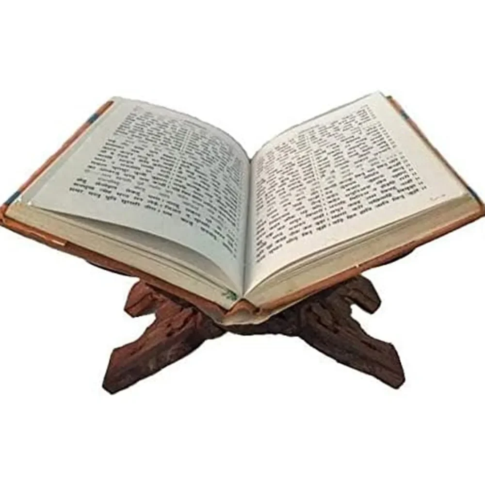 2025 Quran Holder Book Stand Rihal Rehal Wooden Carved Eid