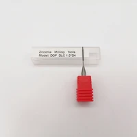 Herramienta de fresado para laboratorio Dental, fresa de diamante para corte de bloque de circonita, PMMA y cera, 0,6mm, DOF Craft 5X CADCAM