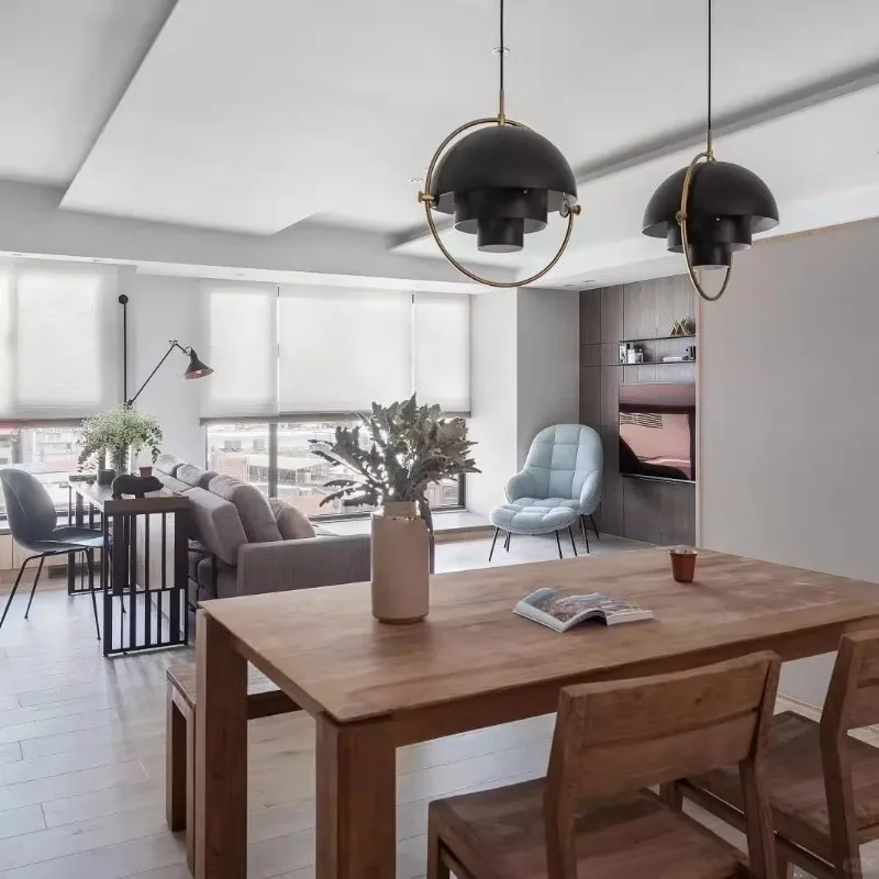 Danish Rotating Gubi Metal Helmet Pendant Bar Restaurant Modern Designer Bedroom Bedhead Iron Decorative Light