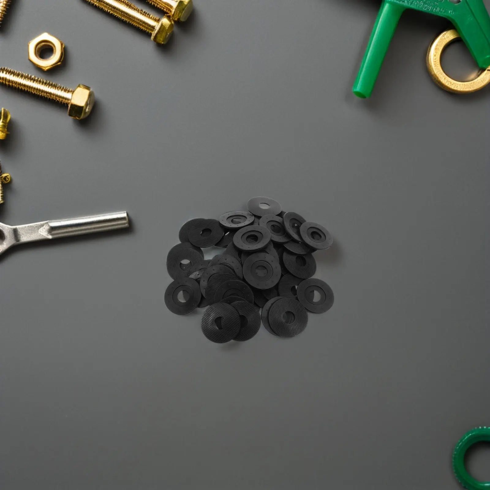 200Pcs Quartz Clock Mechanism Replacement Black Rubber Washer Gaskets Universal Clock Repair Parts Dustproof Maintenance
