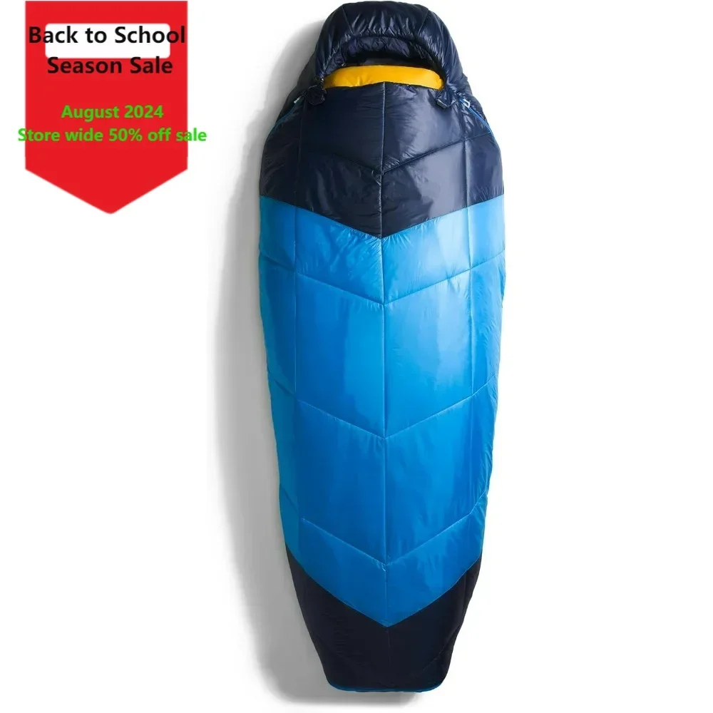 

Sleeping Bags One Bag Camping Sleeping Bag, Super Sonic Blue/Arrowwood Yellow, Regular Camp Sleeping Gears Camping & Hiking