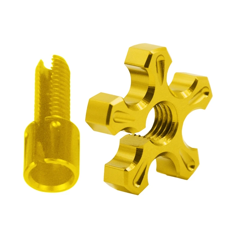 Motorcycle CNC Aluminum Slotted Screws M8 x 1.25 Clutch Cable Wire Adjuster for AR125LC EN500 ER6-F ER6-N GPX250 GPX600 D7YA