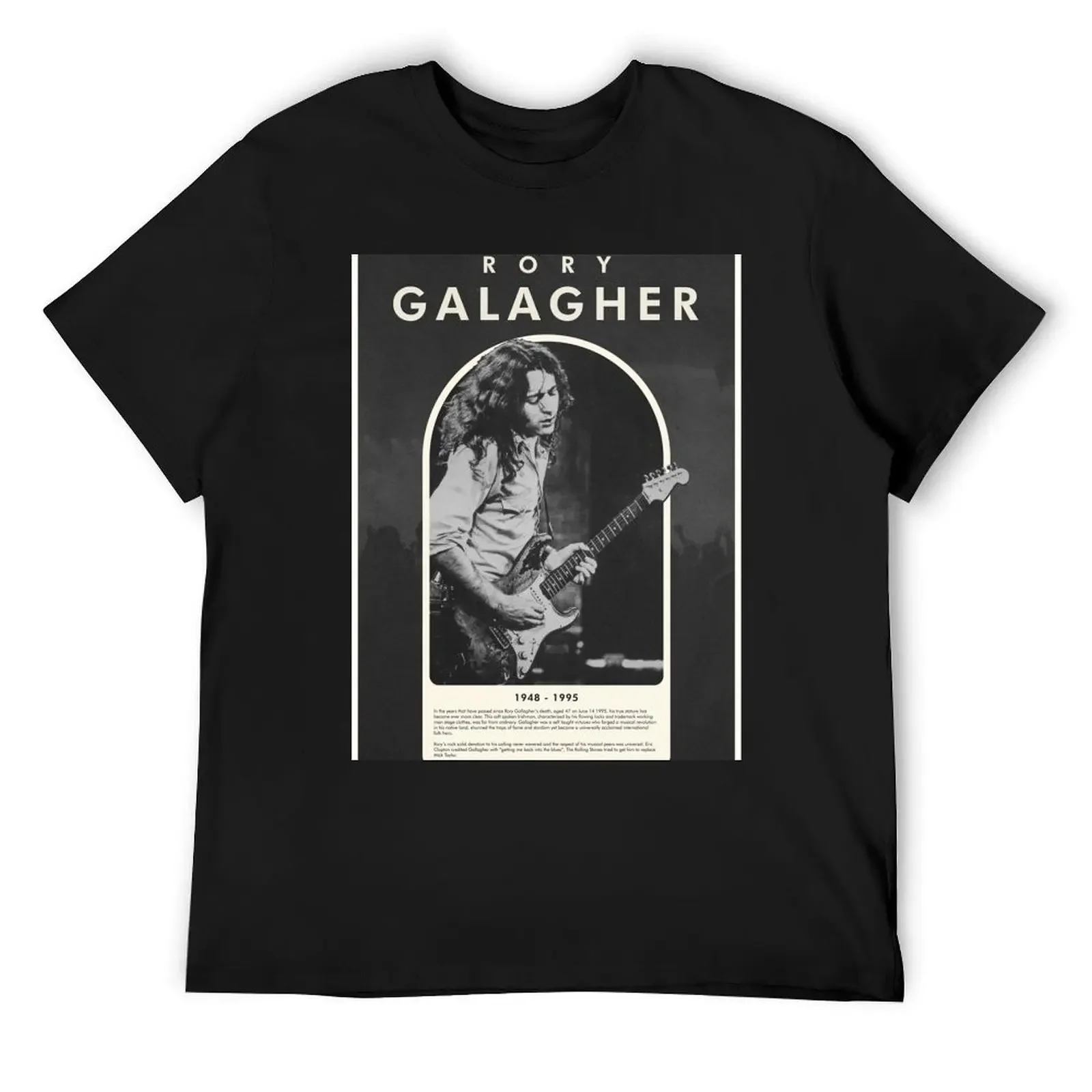 Rory Gallagher - Poster T-Shirt graphic shirts shirts graphic fitted t shirts for men