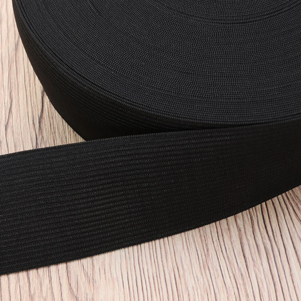 

1 Roll 40 Meters Flat Elastic Band Stretchable Knitting Sewing Band For Clothing Accessories Diy Underwear Sportswear Skirts