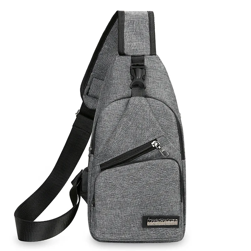 Casual Men's Chest Bag Portable Trend Shoulder Bag Fashion Simple Lightweight Multifunctional Crossbody Bag