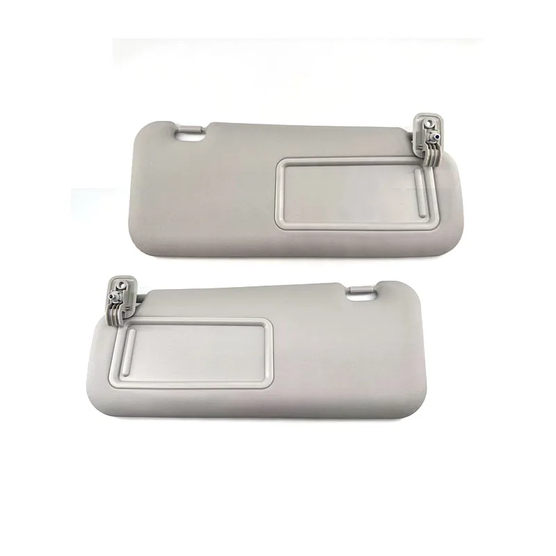 1 Stück/1 Paar graue Sonnenblenden für links und rechts mit oder ohne Lampe, passend für Mazda 3 2010 2011 2012 2013 BBM2-69-320C-75 Ersatz – Detail 5
