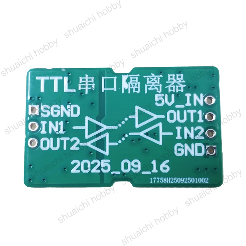 1 قطعة 3.3 فولت TTL المنفذ التسلسلي المعزل 5 فولت/6.5-9 فولت وحدة العزل الكهربائية التي تعمل بالطاقة الواحدة للطائرة بدون طيار/سيارة RC/وحدة تحكم روبوت