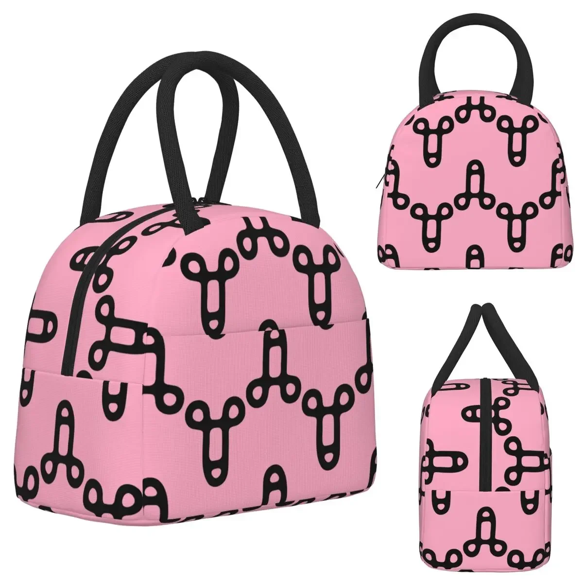 Penis Icon Pattern Light Insulated Lunch Bag for Women Office Cooler Thermal Food Box Tote Leakproof Lunch Boxes Container