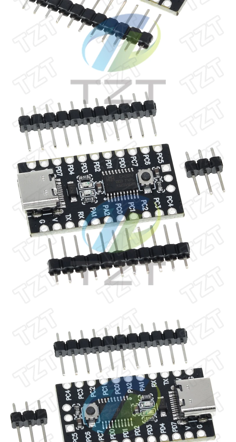 GREATZT CH32V003 P Lamanytka Rozwojowa Minimalna Płyta Parquena RISC-V Open Source TYPE-C Port USB CH32V003F4P6 – Detail 7